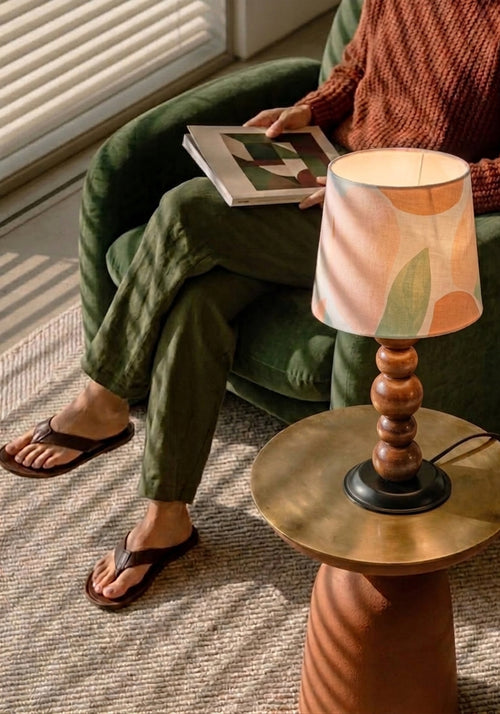 Pastel Pop Wood stack Lamp
